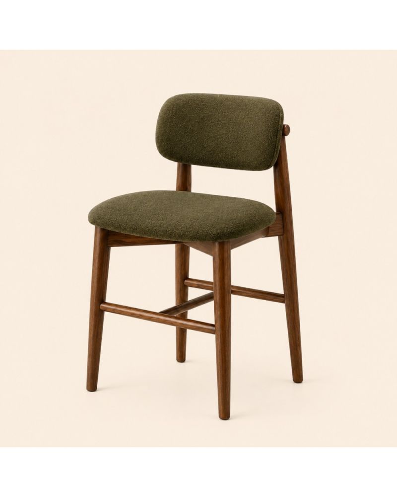 Quattro Home Trevon Sandalye Ahşap Ayaklı Ergonomik Modern Yemek Sandalyesi