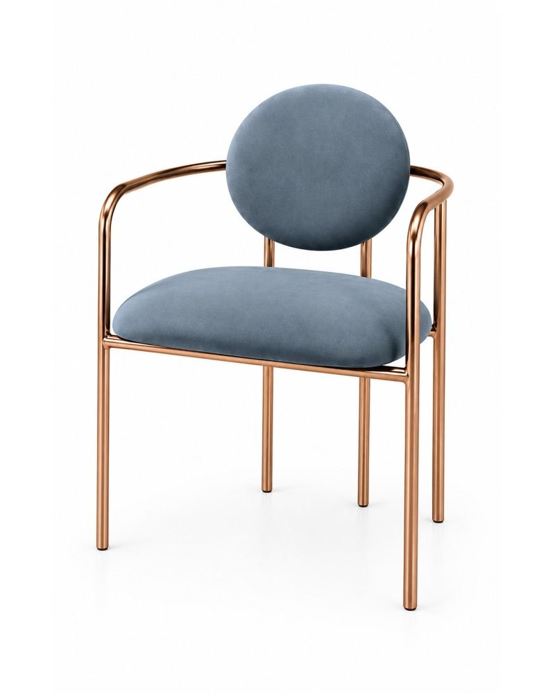 Quattro Home Rello Modern Yemek Sandalyesi Zarif Metal İskeletli Ergonomik Sandalye